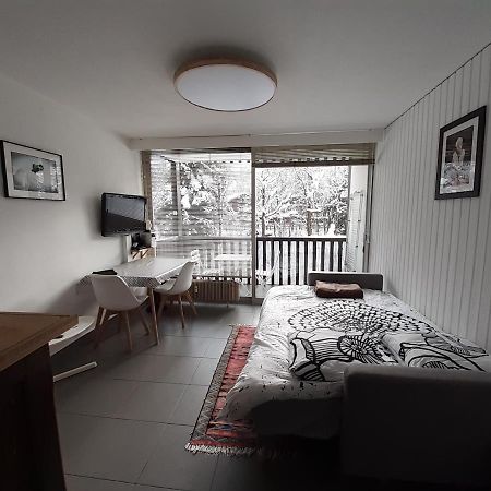 Studio Quartier Calme Centre Ville Vue Mont Blanc Chamonix ภายนอก รูปภาพ