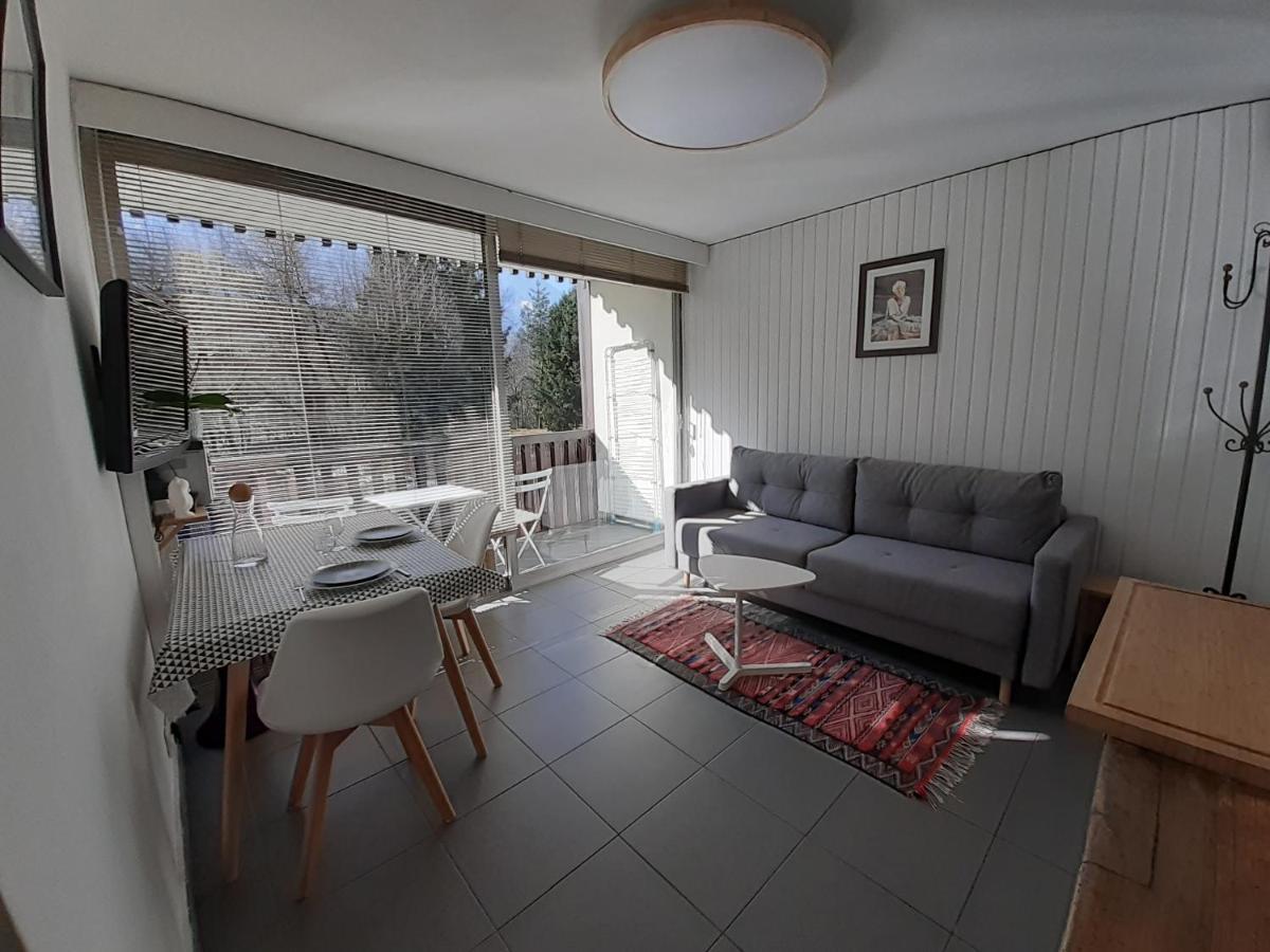Studio Quartier Calme Centre Ville Vue Mont Blanc Chamonix ภายนอก รูปภาพ